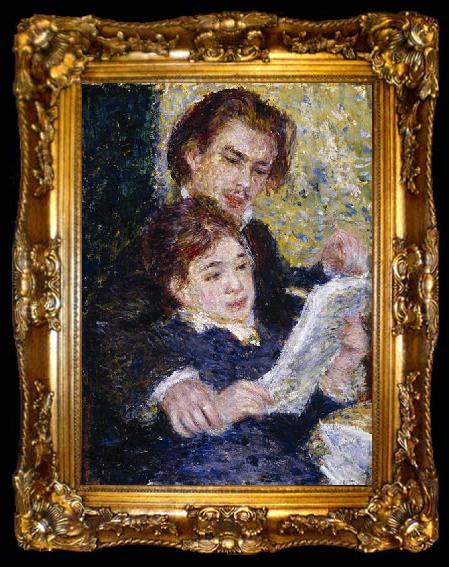 framed  Pierre-Auguste Renoir In the Studio, ta009-2